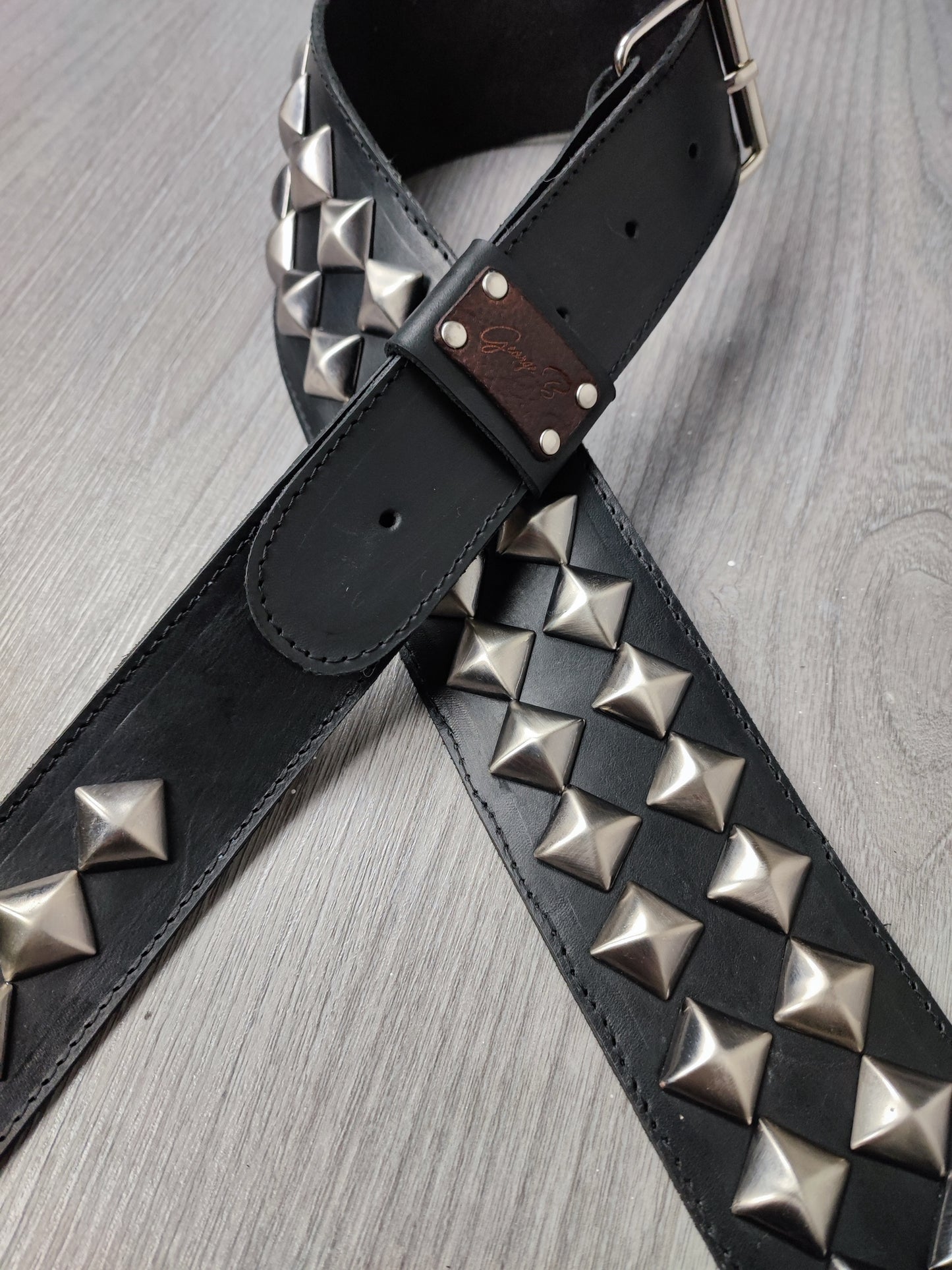 Guitar Leather Straps by George B Straps