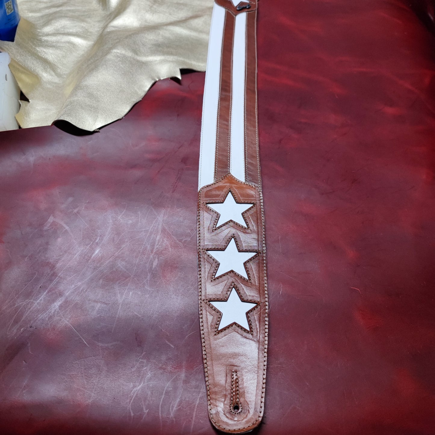 Guitar Leather Straps by George B Straps
