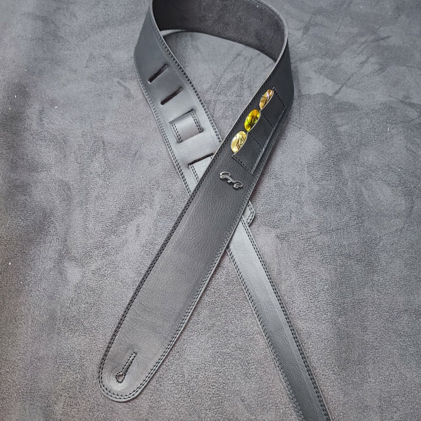 Guitar Leather Straps by George B Straps