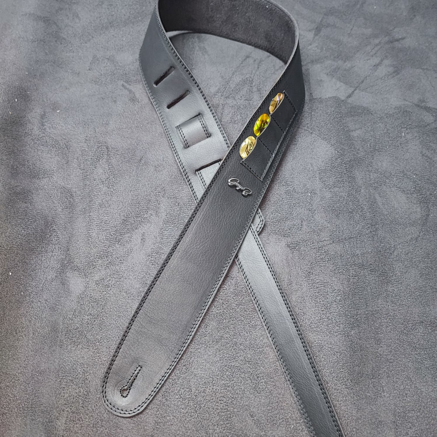 Guitar Leather Straps by George B Straps