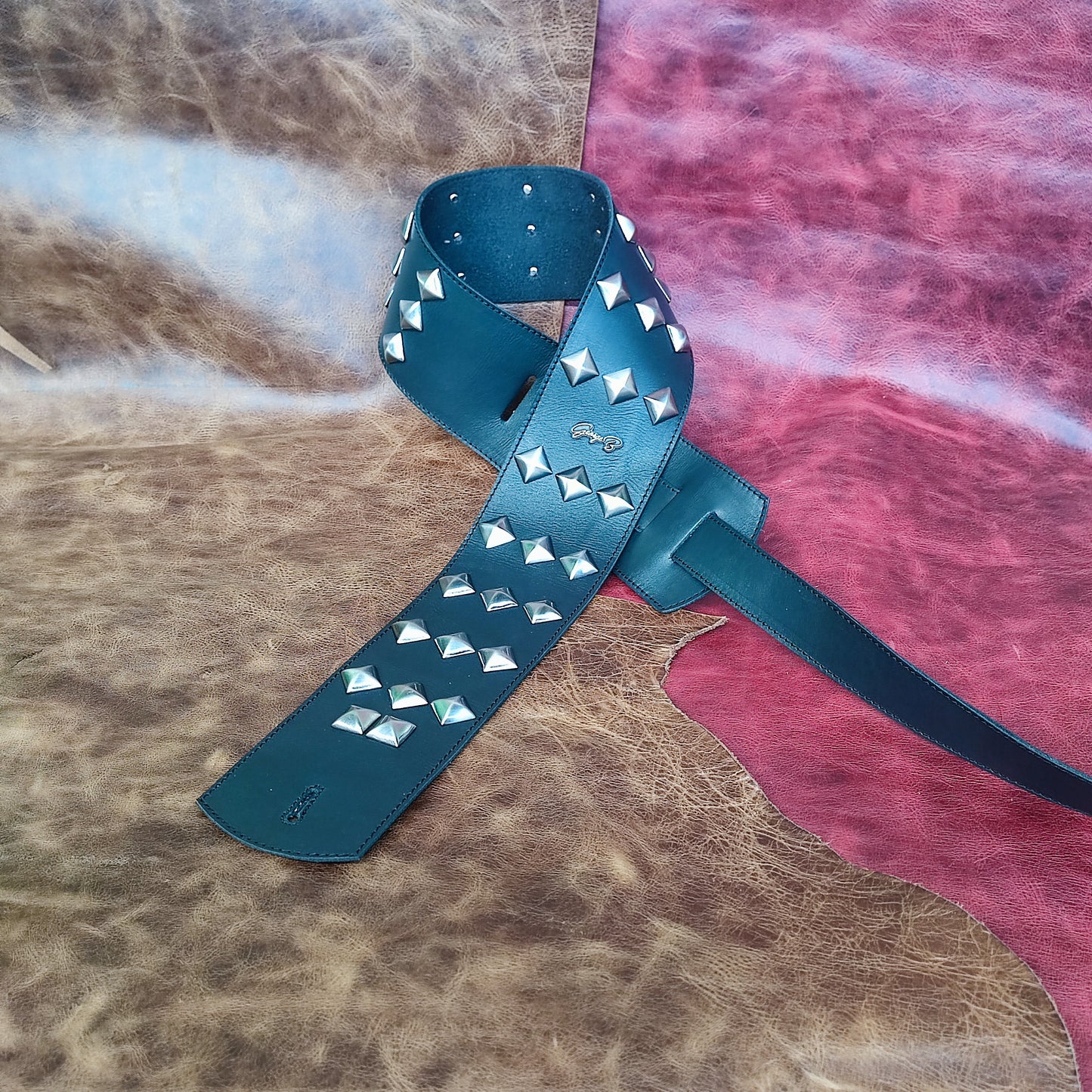 Guitar Leather Straps by George B Straps