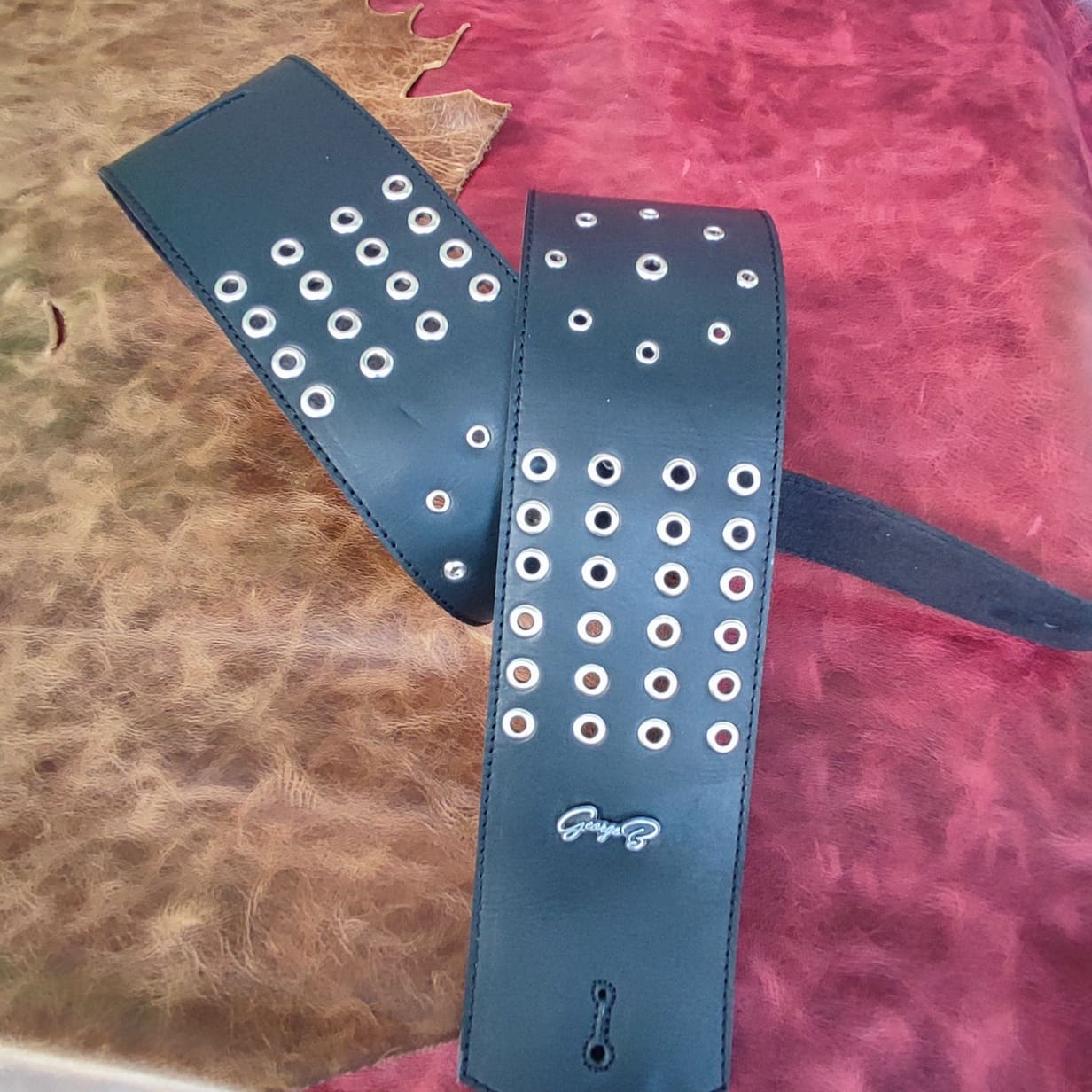 Guitar Leather Straps by George B Straps