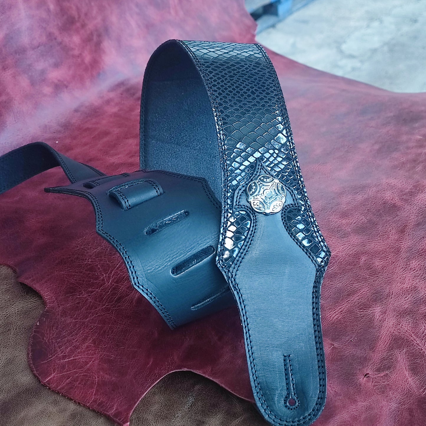 Guitar Leather Straps by George B Straps