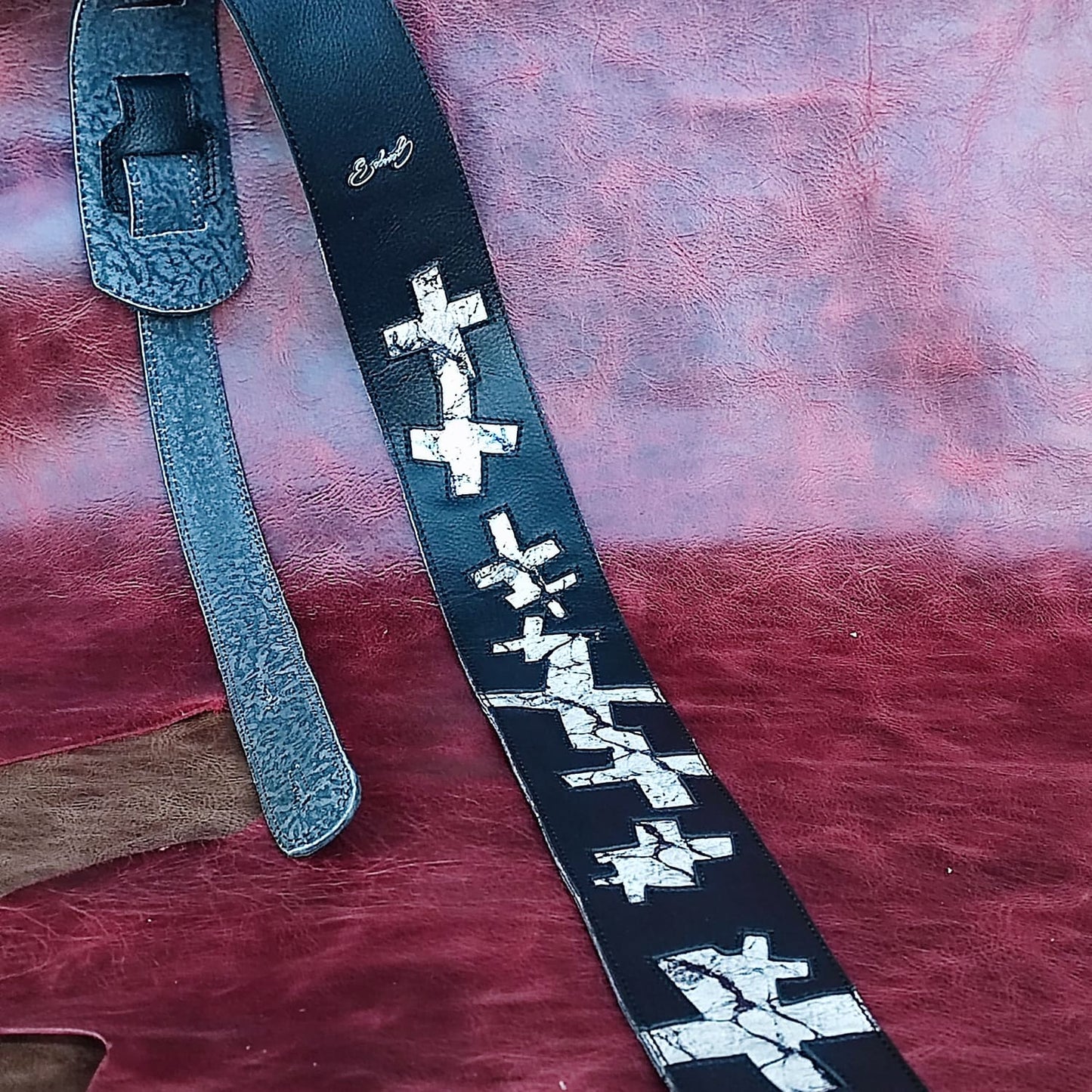 Guitar Leather Straps by George B Straps