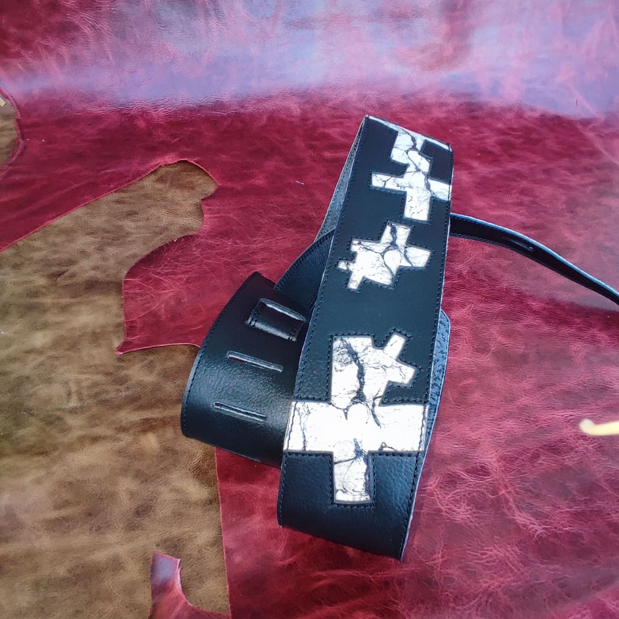 Guitar Leather Straps by George B Straps