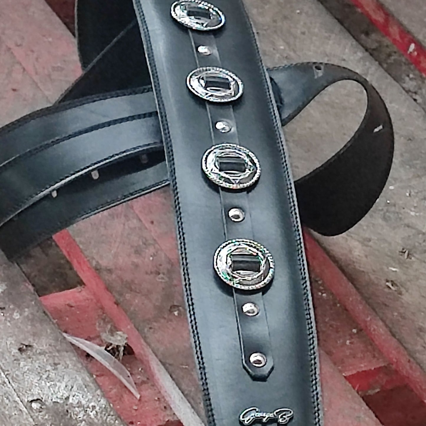 Guitar Leather Straps by George B Straps