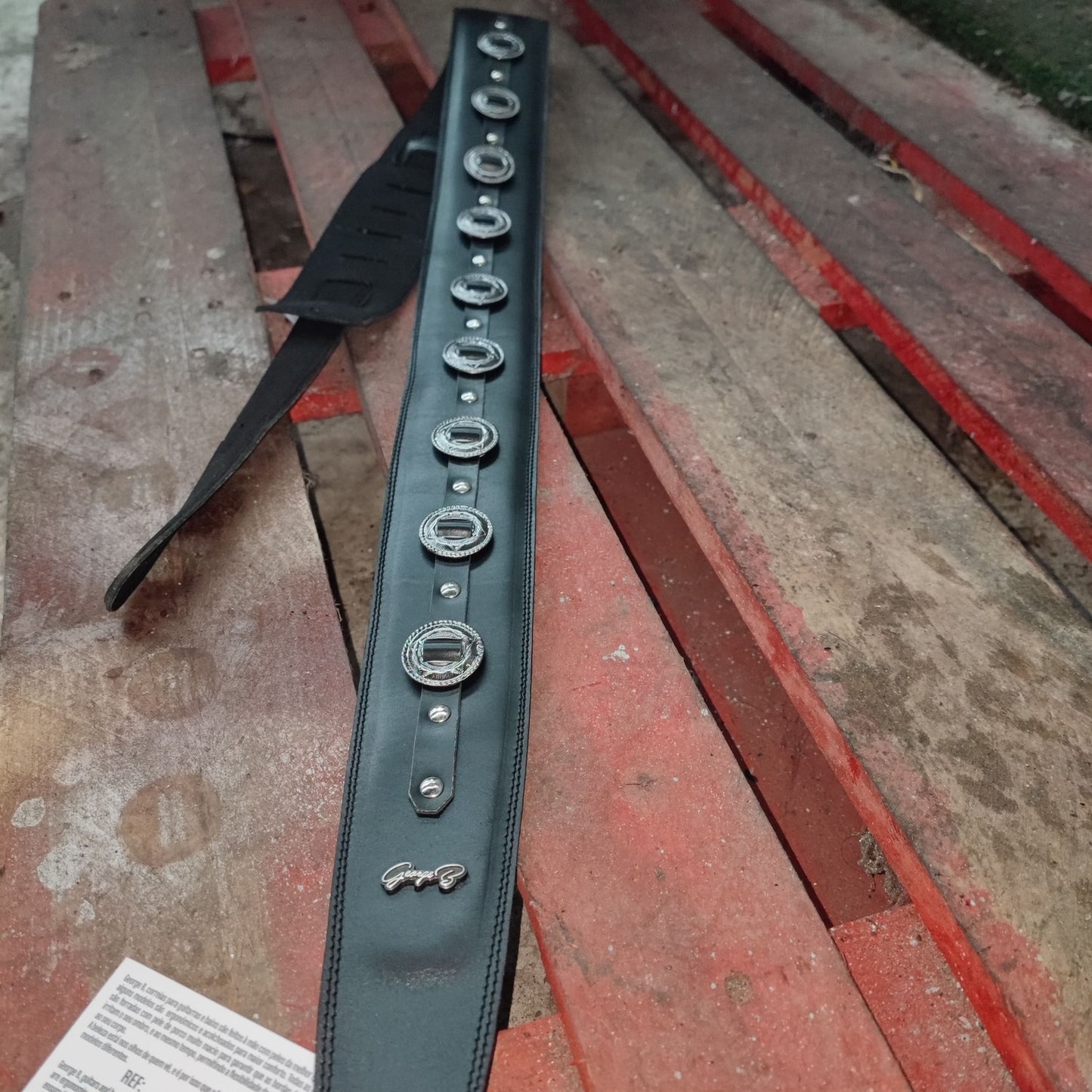 Guitar Leather Straps by George B Straps