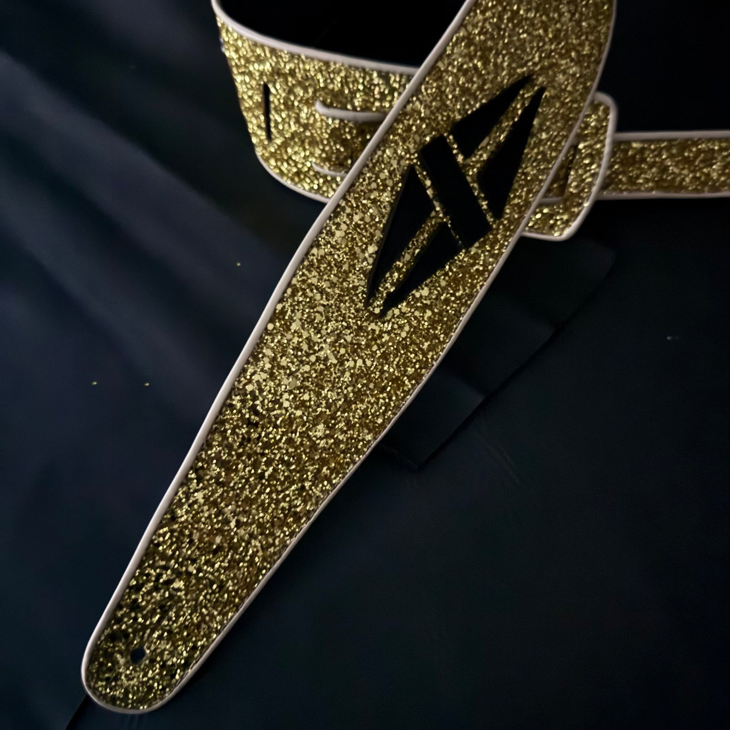 Psychedelic Gold Strap with Gibson Logo - GBS