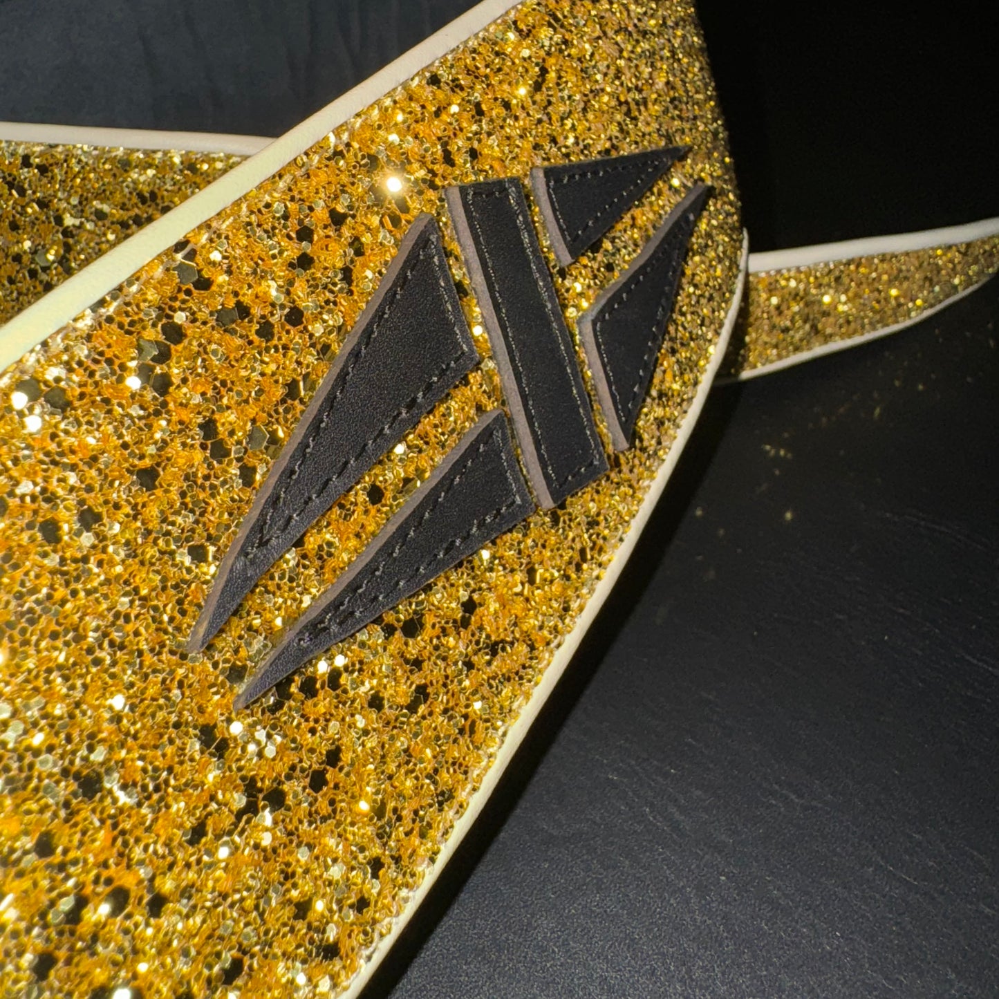 Psychedelic Gold Strap with Gibson Logo - GBS