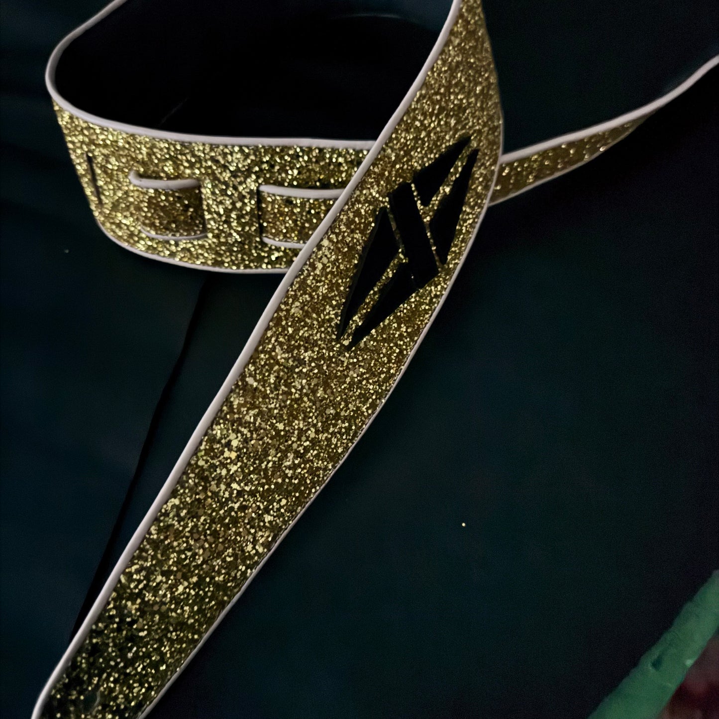 Psychedelic Gold Strap with Gibson Logo - GBS