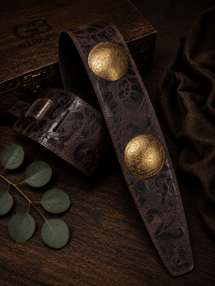Celtic Heritage Legacy – Premium Handmade Leather Guitar Strap - GBS