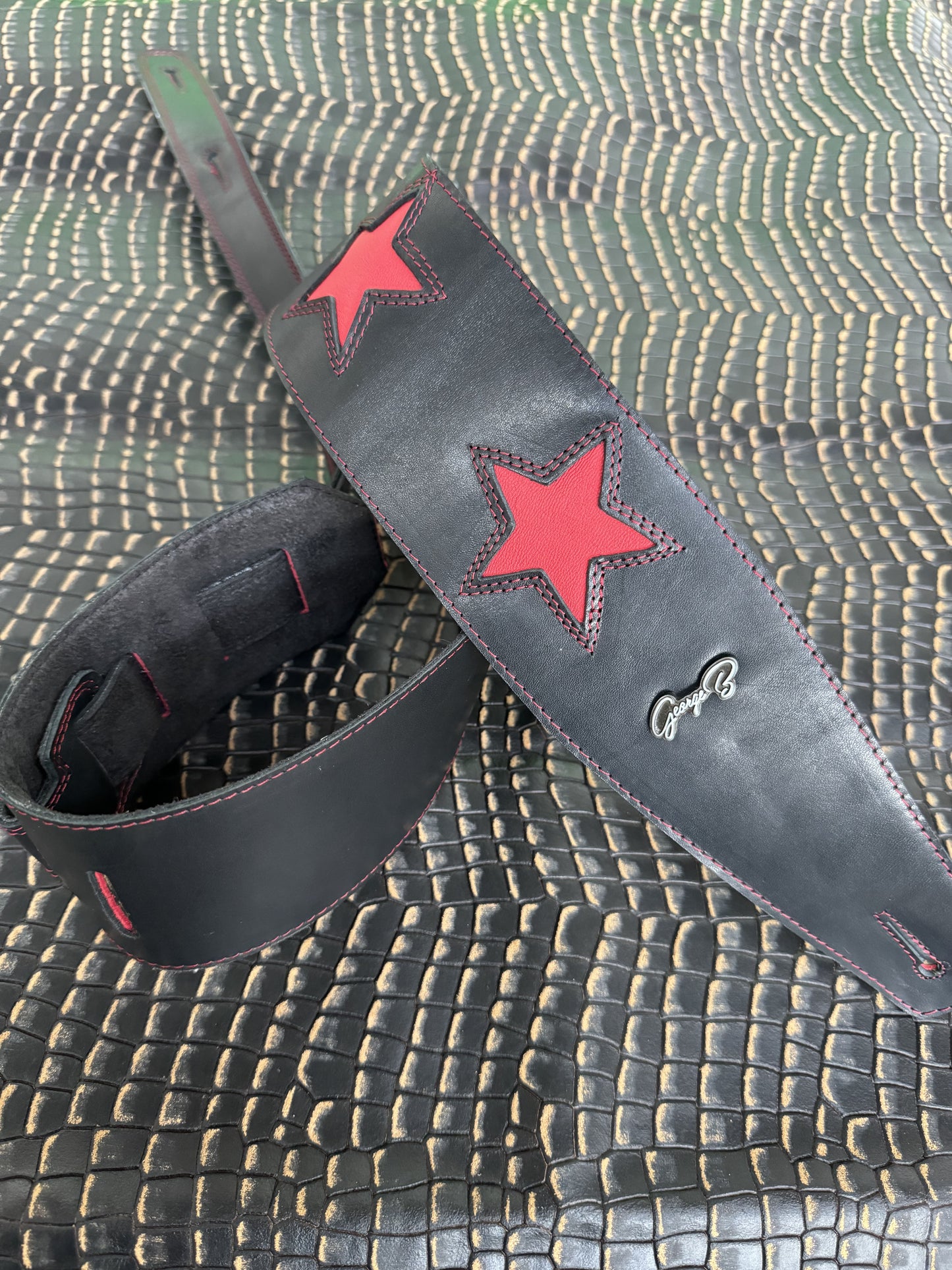 Guitar Leather Straps by George B Straps