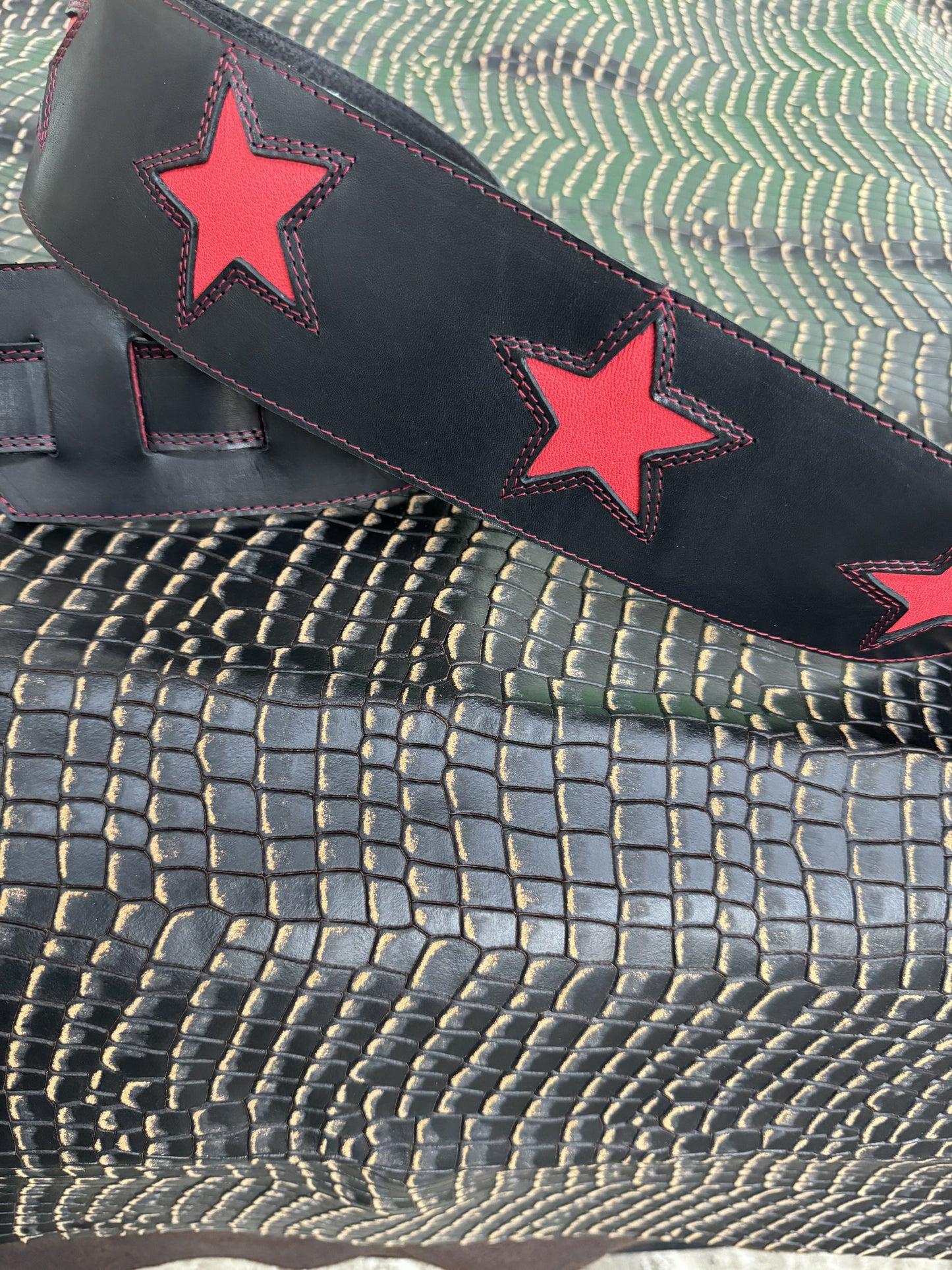 Guitar Leather Straps by George B Straps