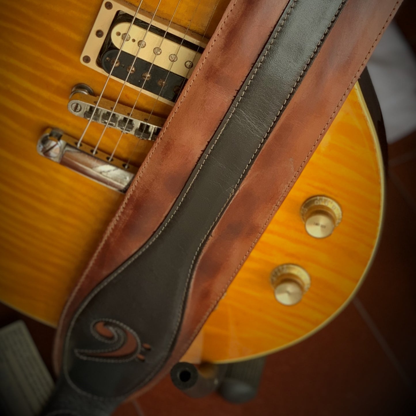 Guitar Leather Straps by George B Straps