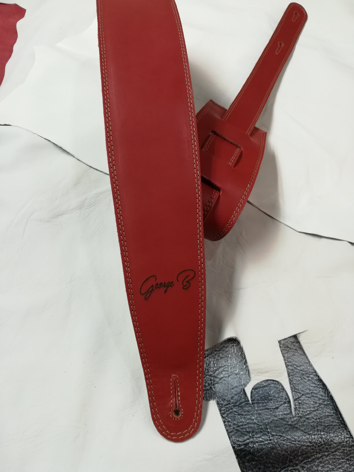 Guitar Leather Straps by George B Straps
