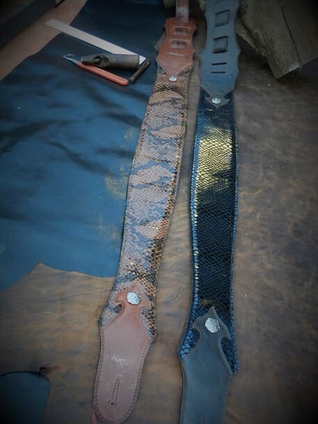 Guitar Leather Straps by George B Straps