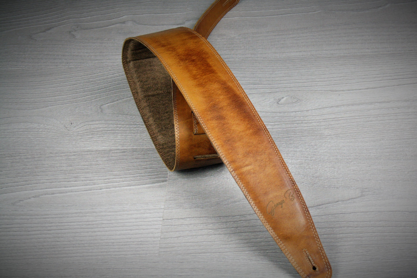 Guitar Leather Straps by George B Straps