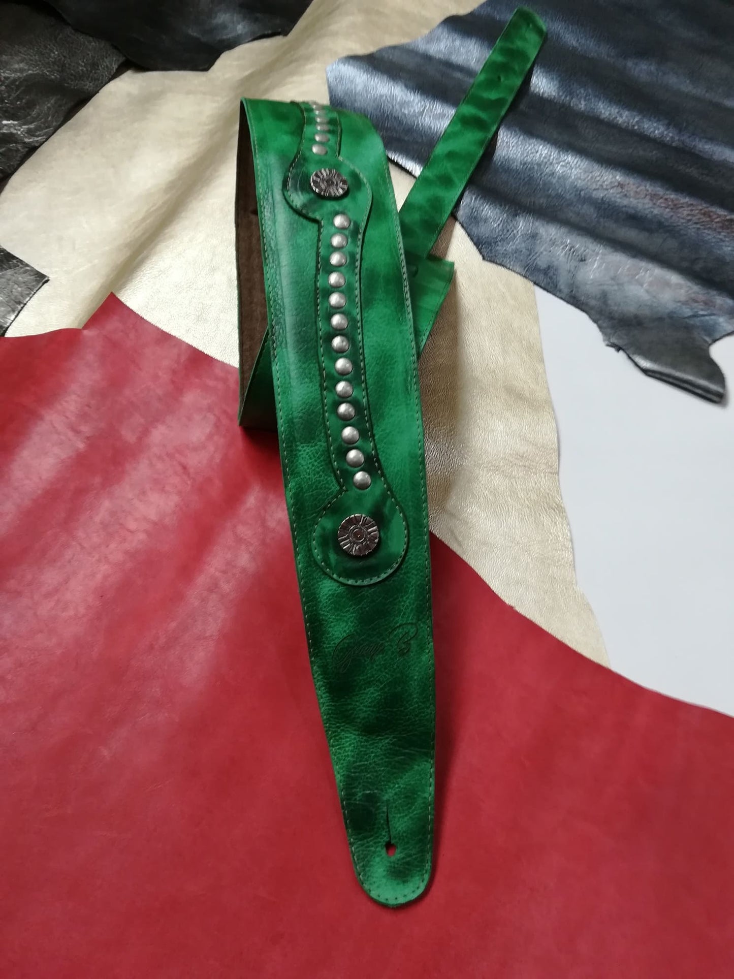Guitar Leather Straps by George B Straps