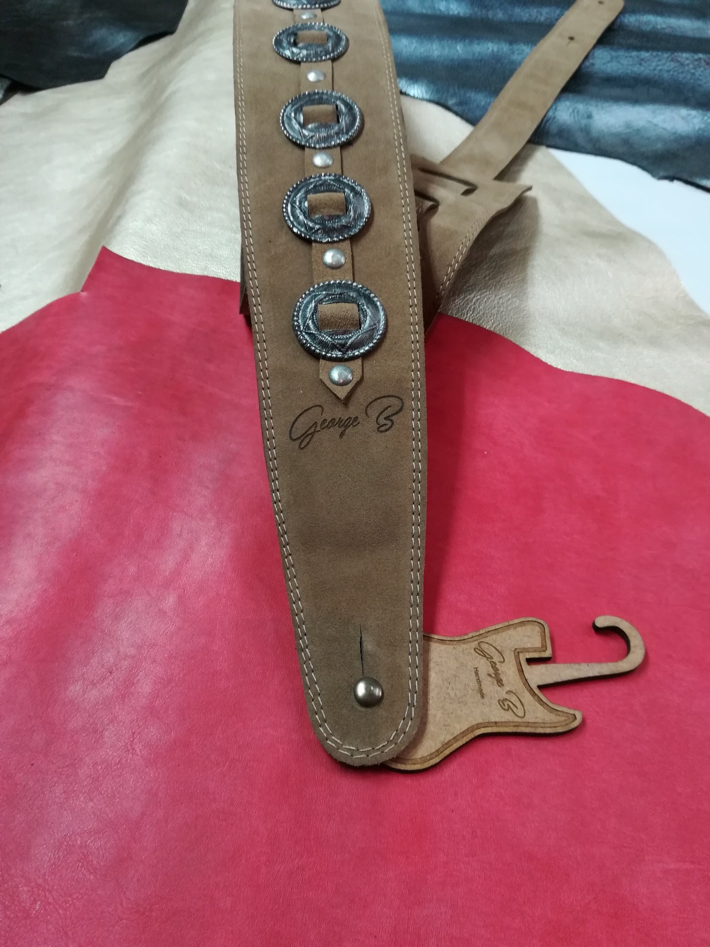 Guitar Leather Straps by George B Straps