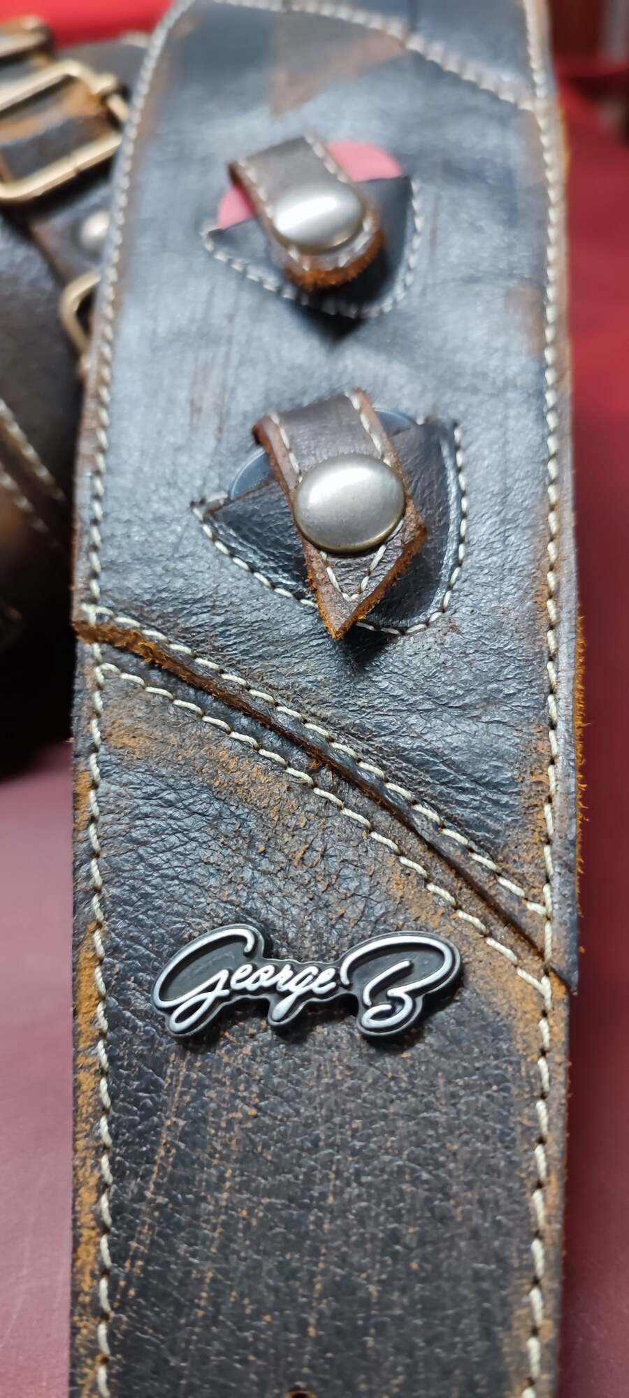 Guitar Leather Straps by George B Straps