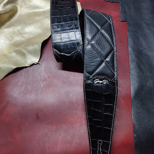 Guitar Leather Straps by George B Straps