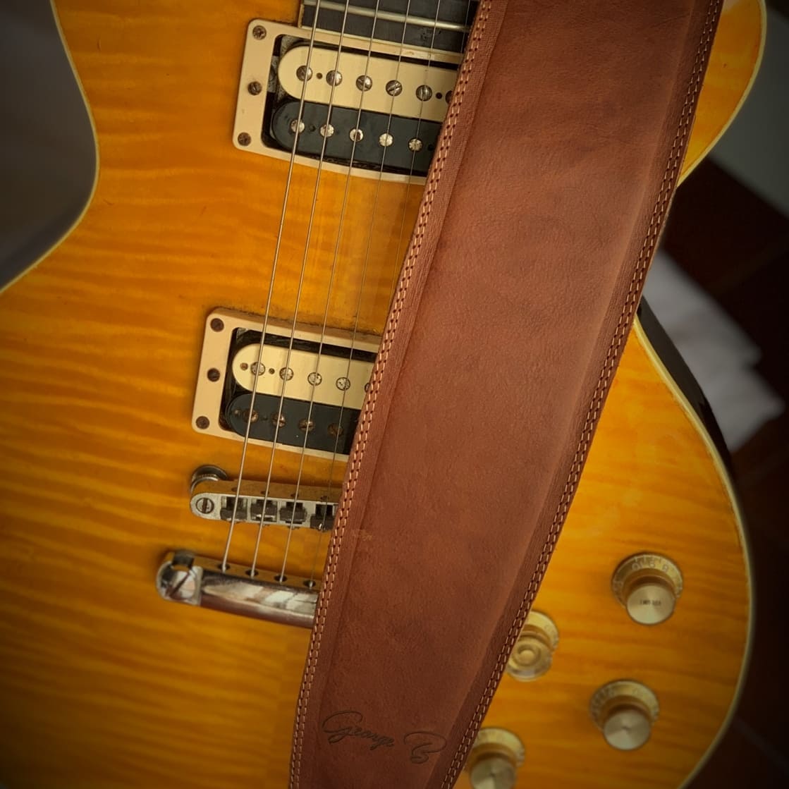 Guitar Leather Straps by George B Straps