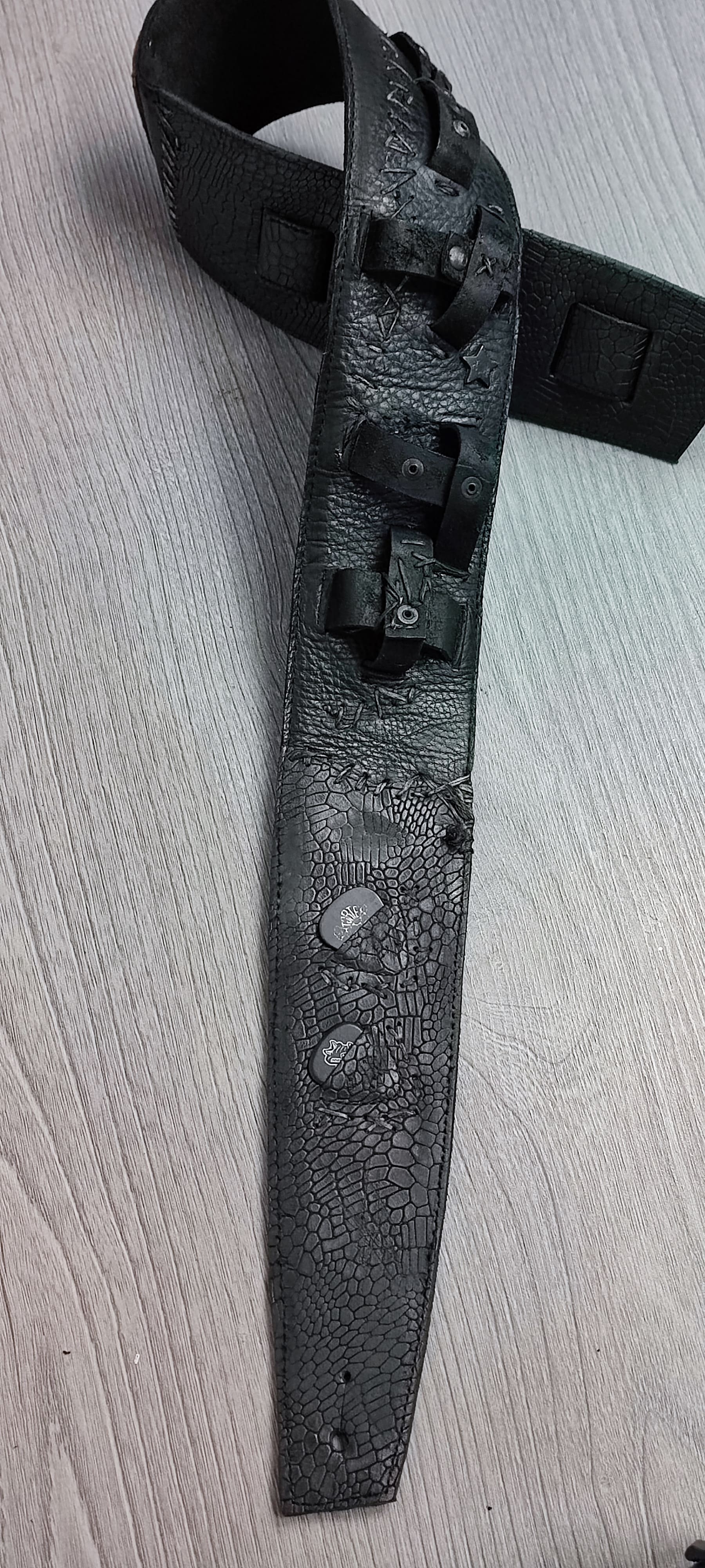 Guitar Leather Straps by George B Straps