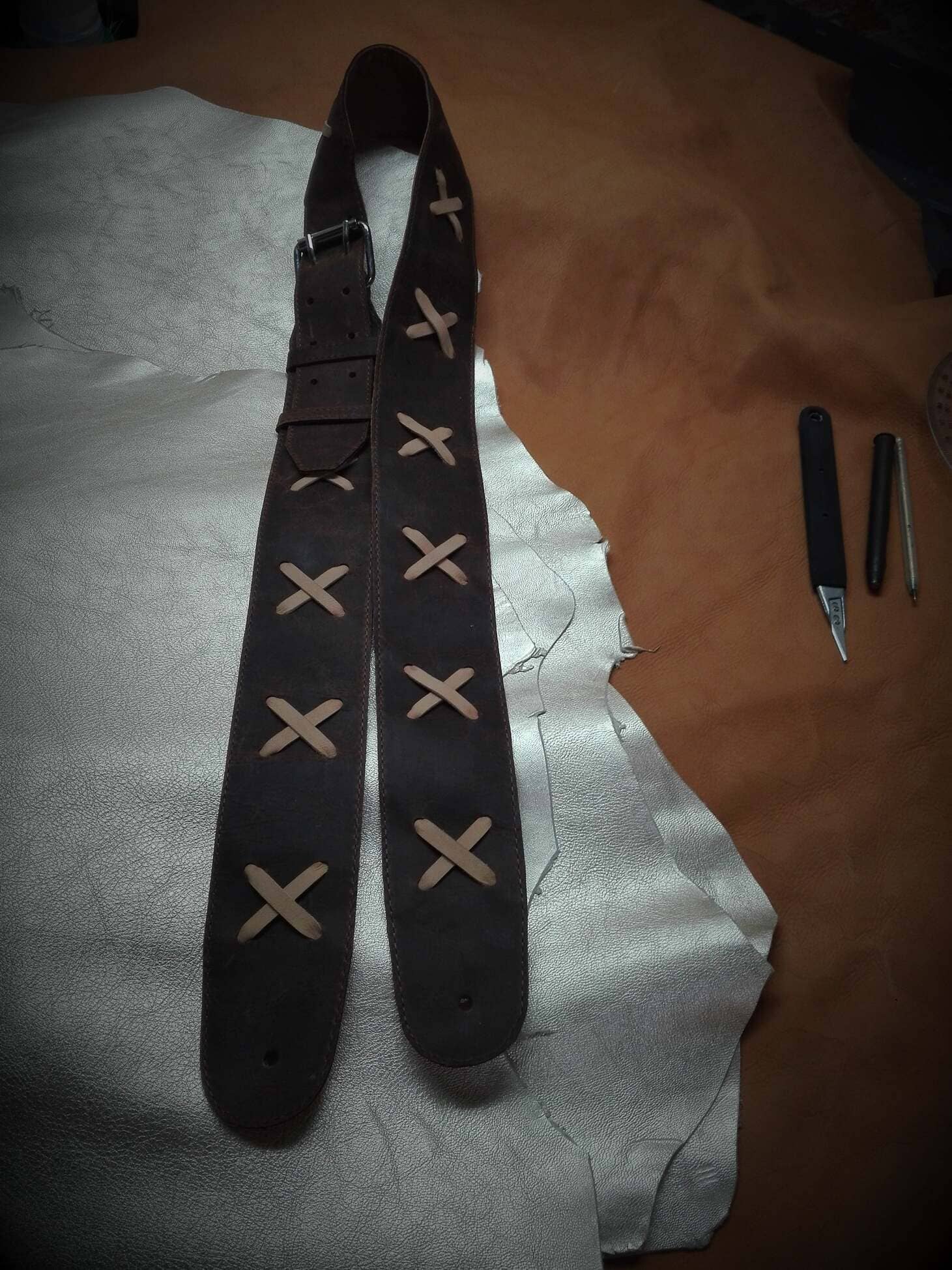 David Guilmour Replica Suede Strap GBS