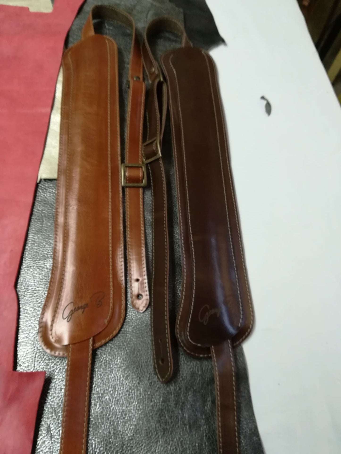 Guitar Leather Straps by George B Straps