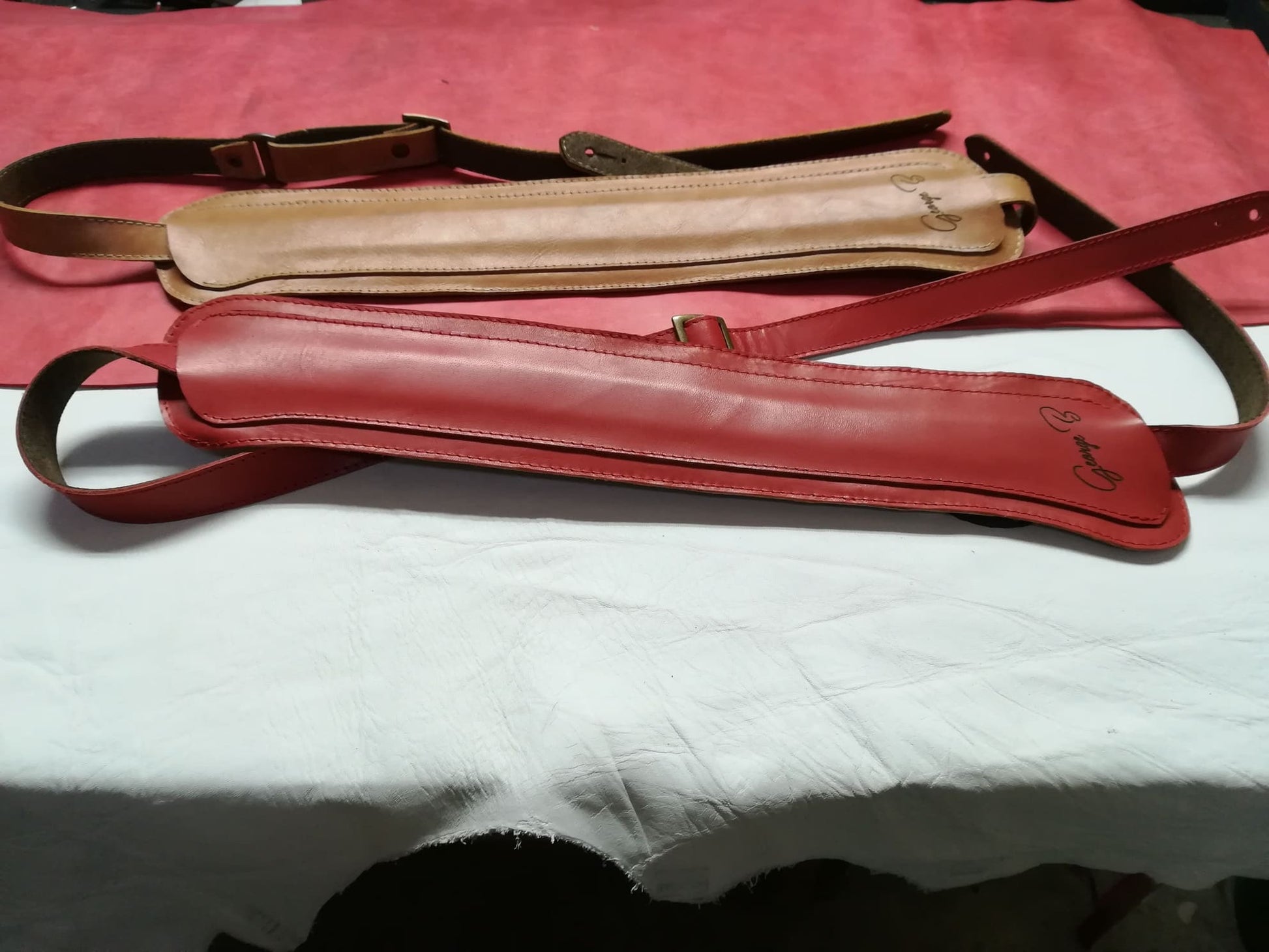 Guitar Leather Straps by George B Straps