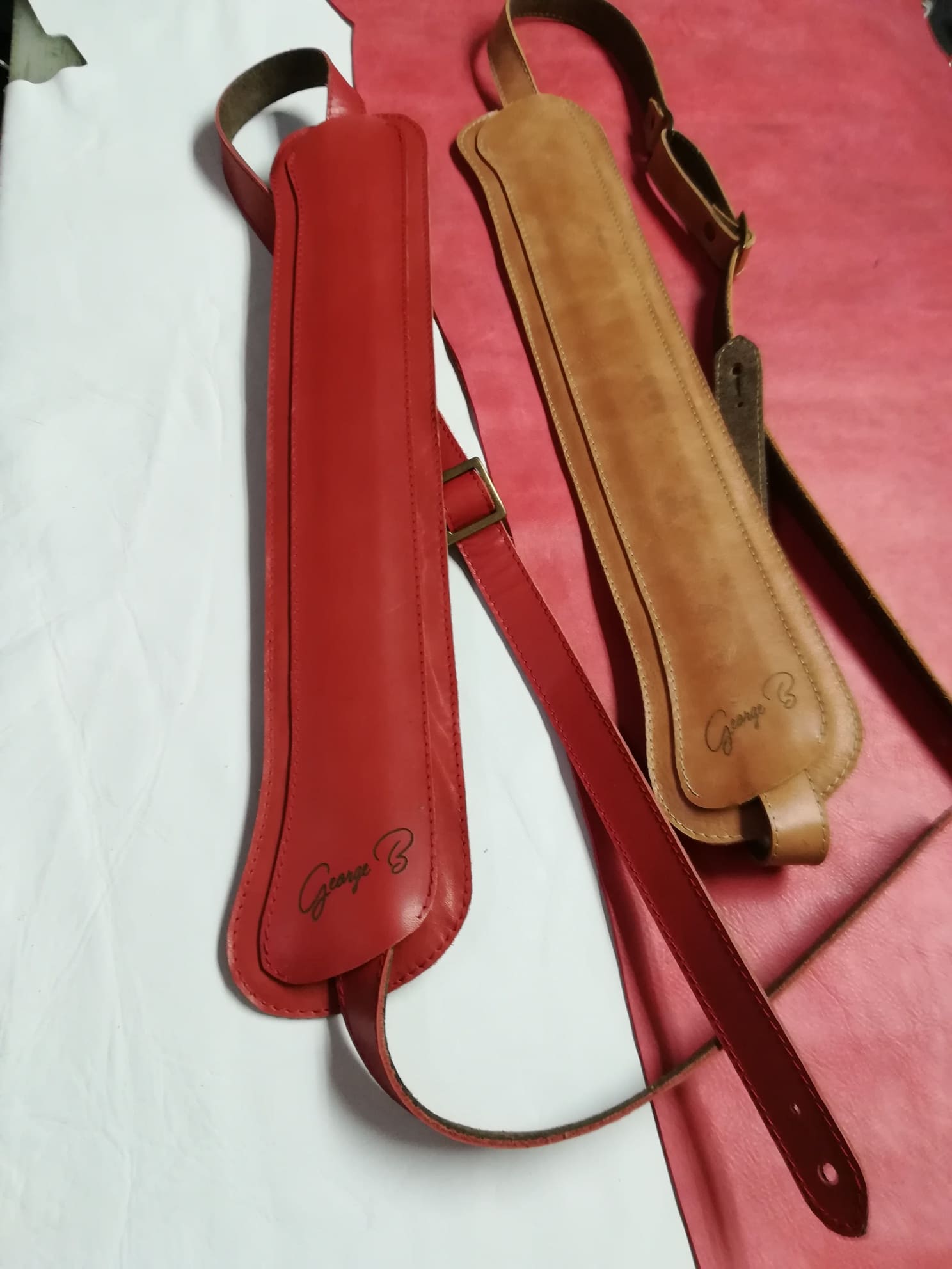 Guitar Leather Straps by George B Straps