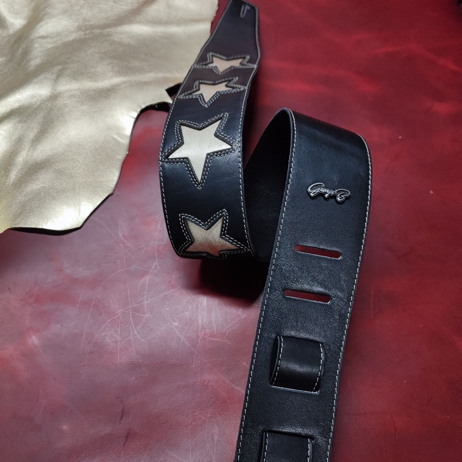 Guitar Leather Straps by George B Straps
