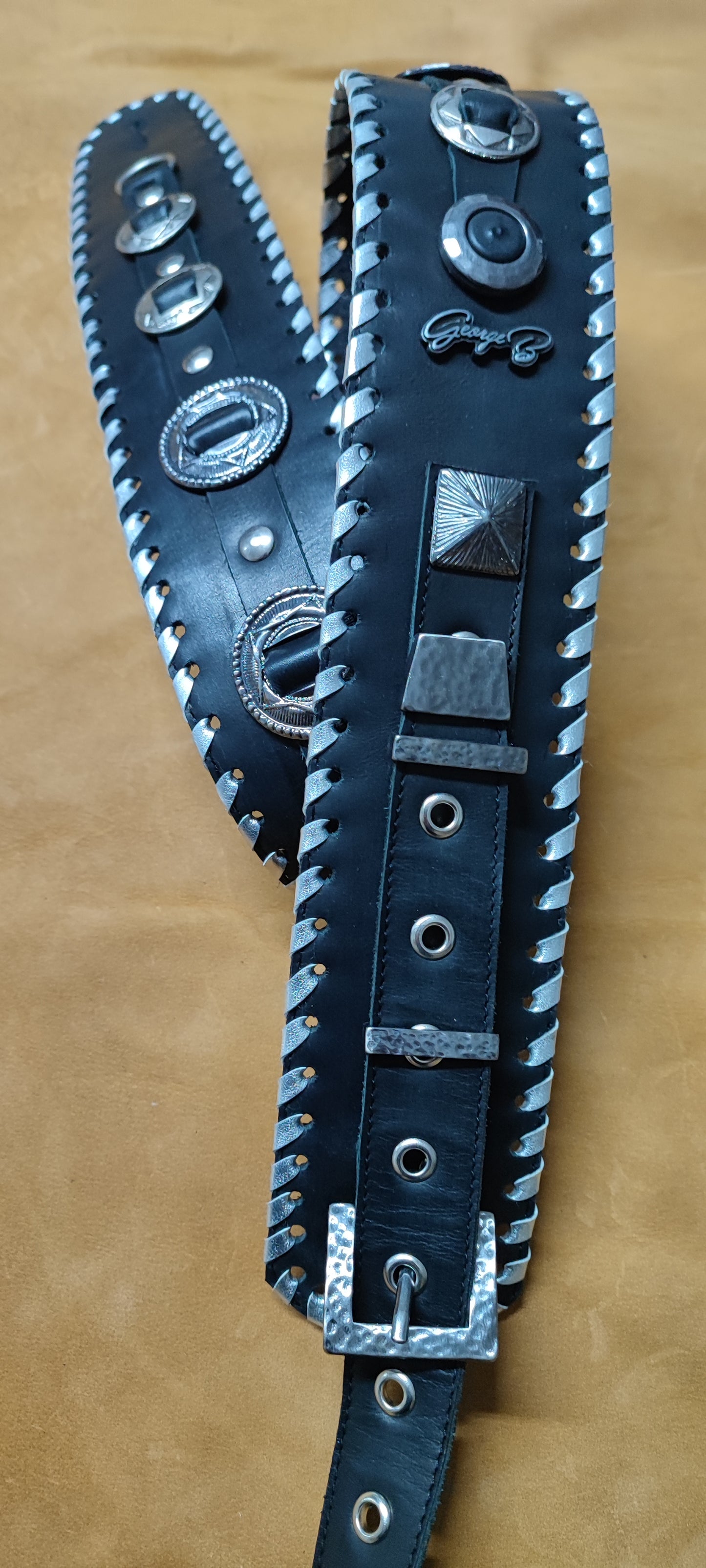 Guitar Leather Straps by George B Straps