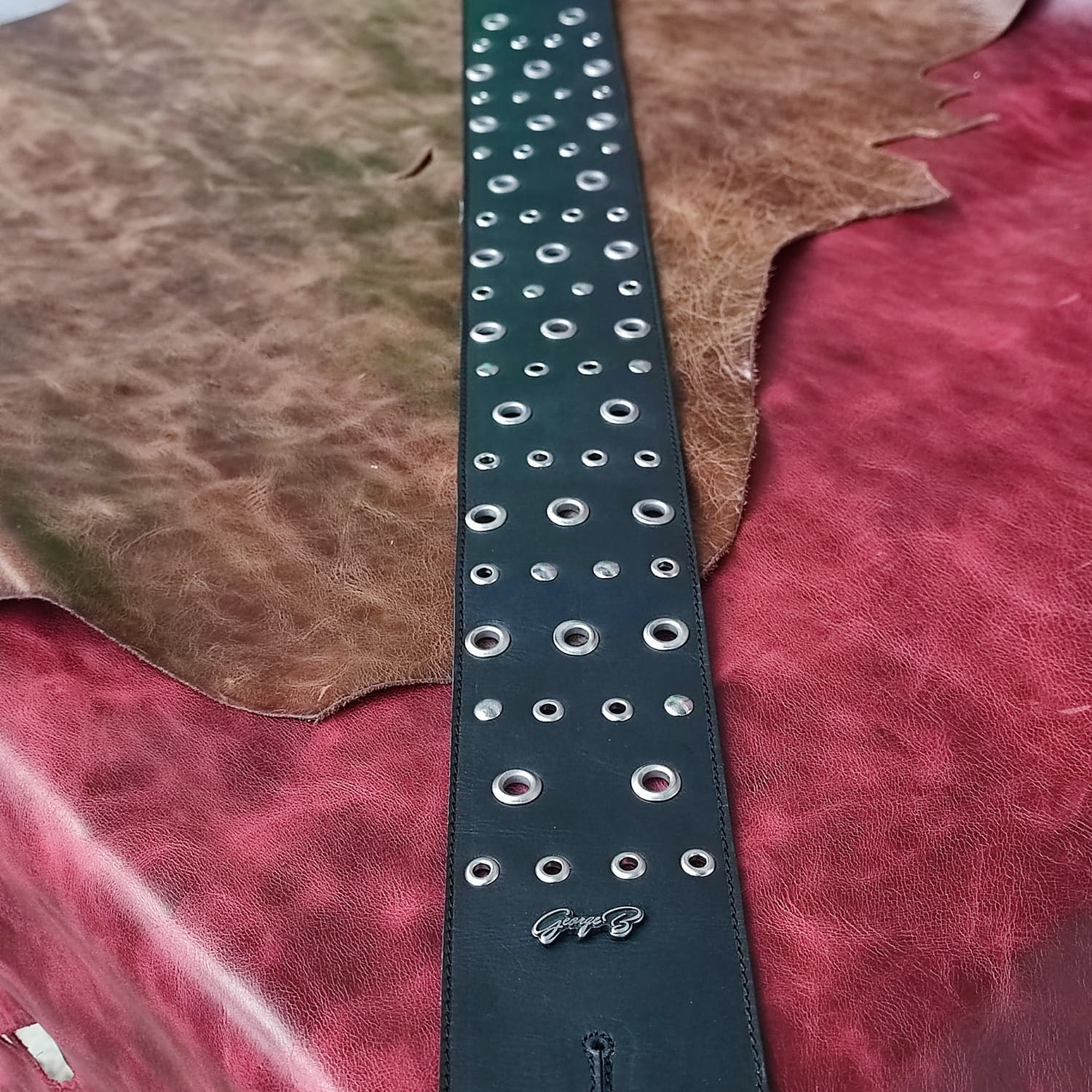 Guitar Leather Straps by George B Straps