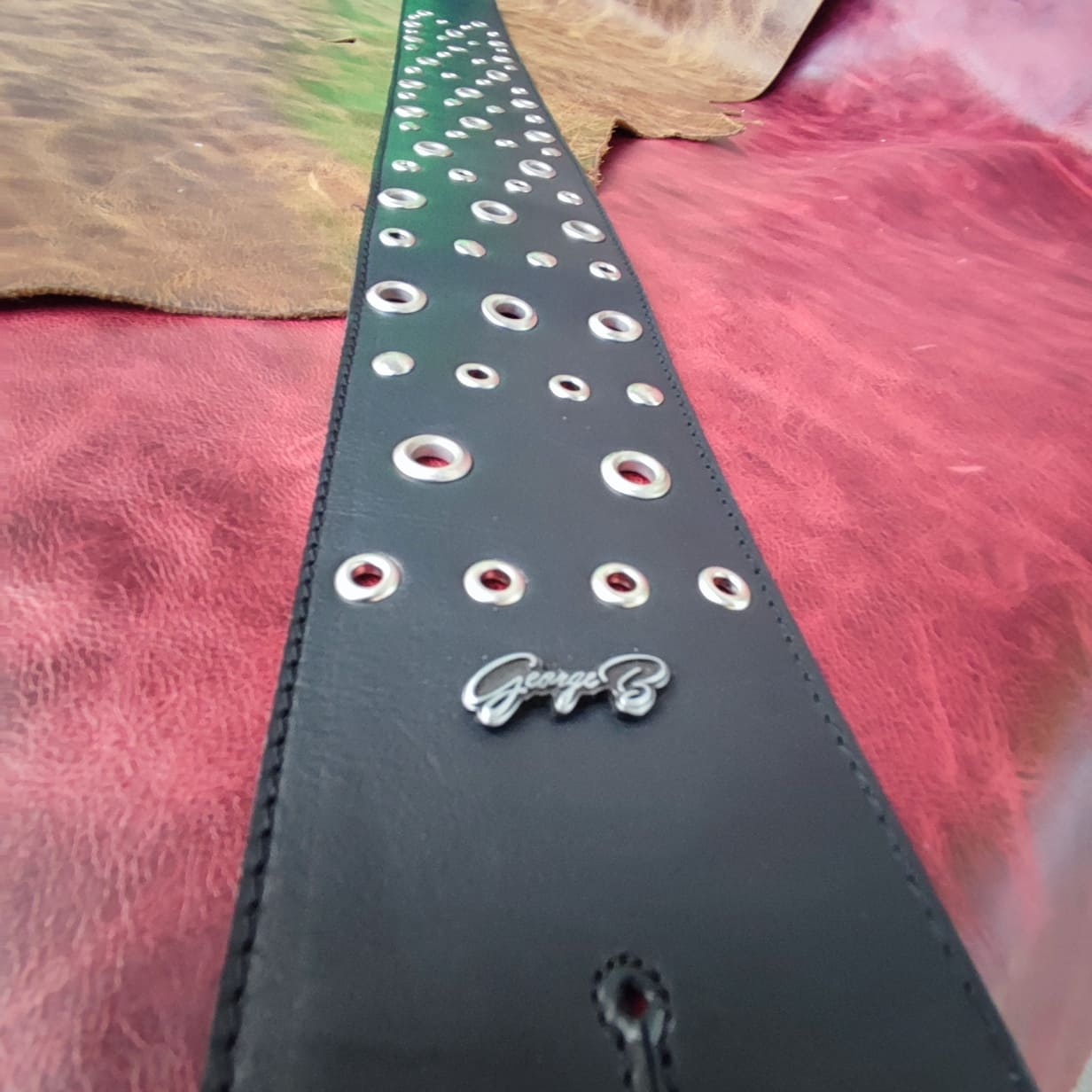 Guitar Leather Straps by George B Straps