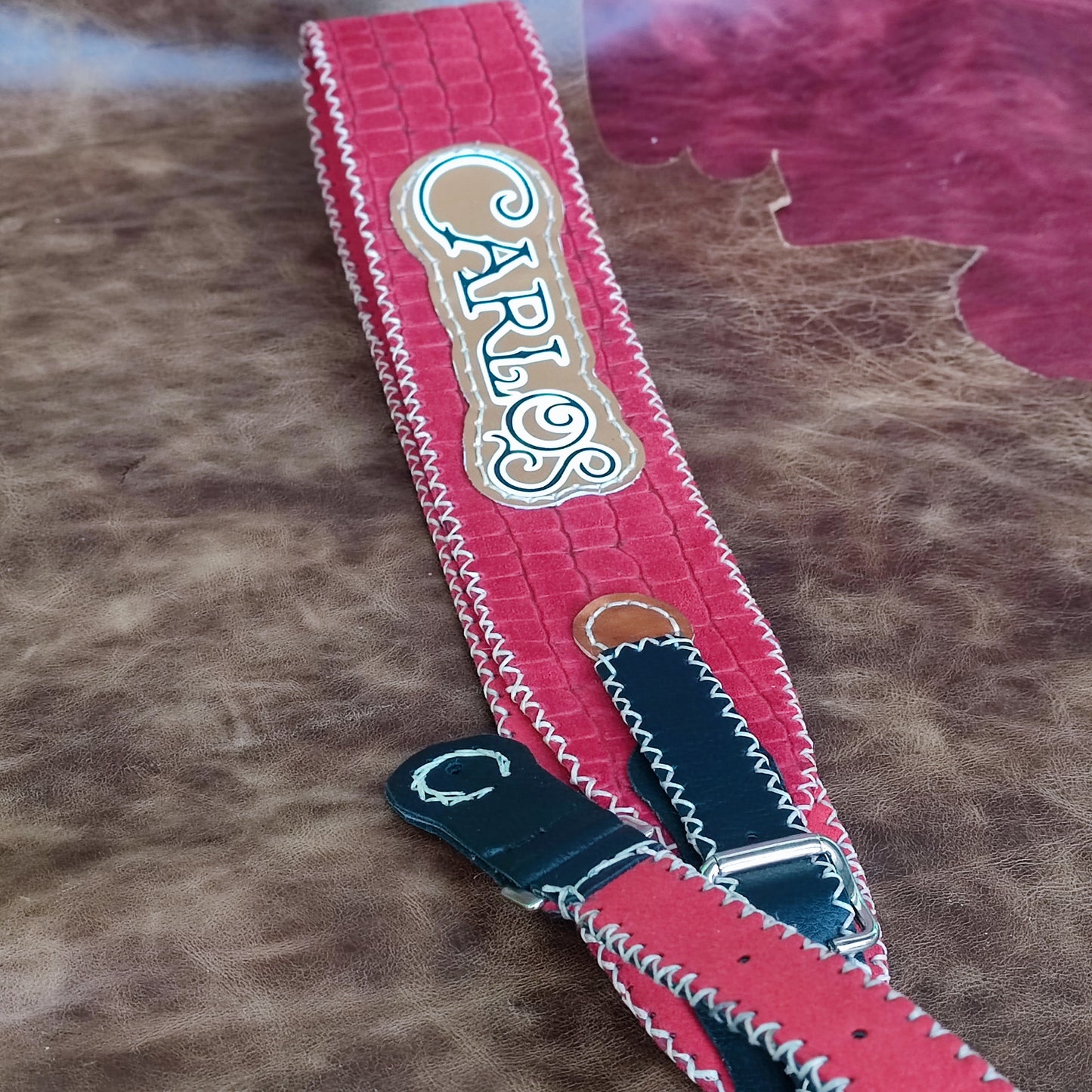Guitar Leather Straps by George B Straps