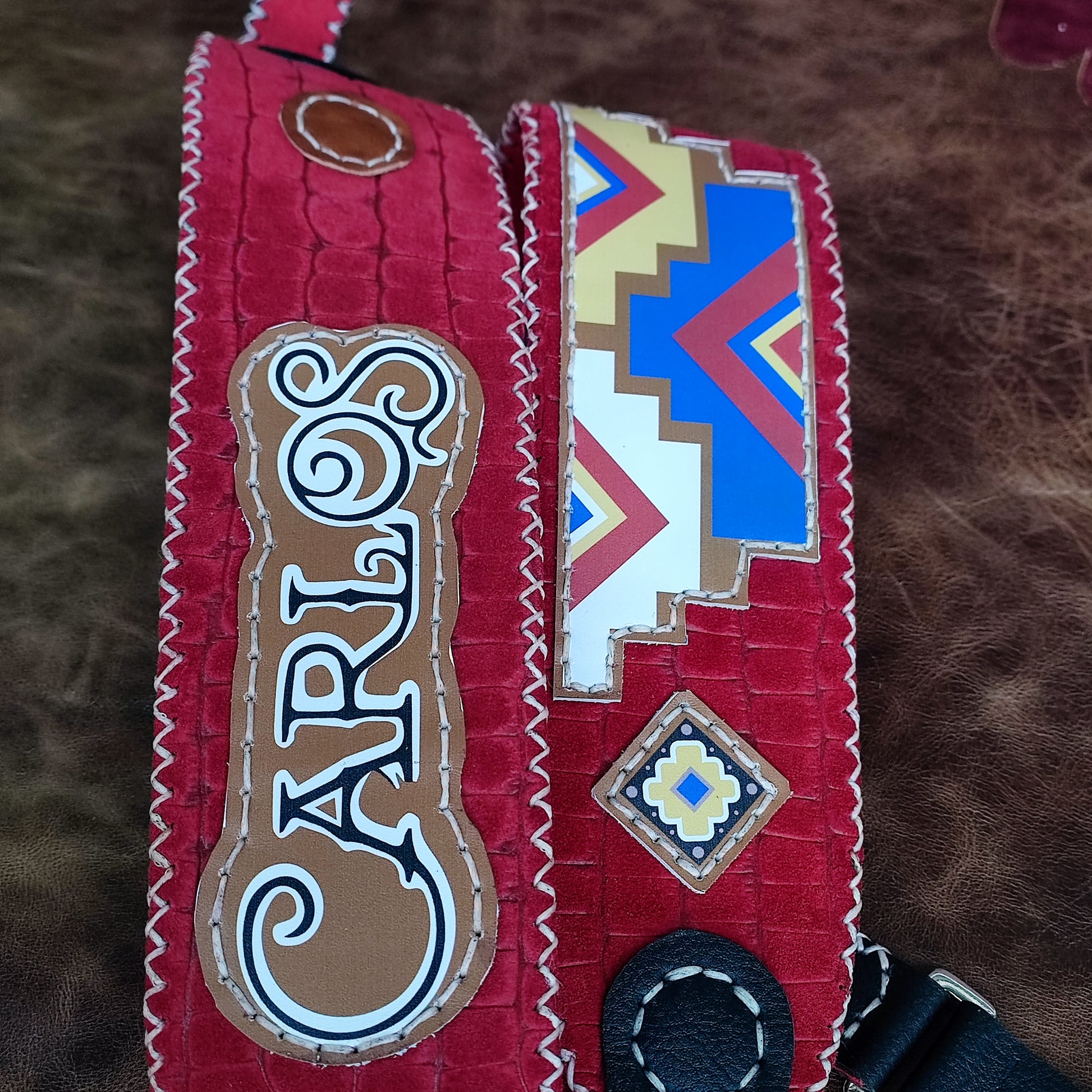 Guitar Leather Straps by George B Straps