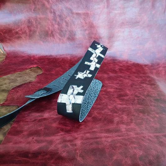 Guitar Leather Straps by George B Straps