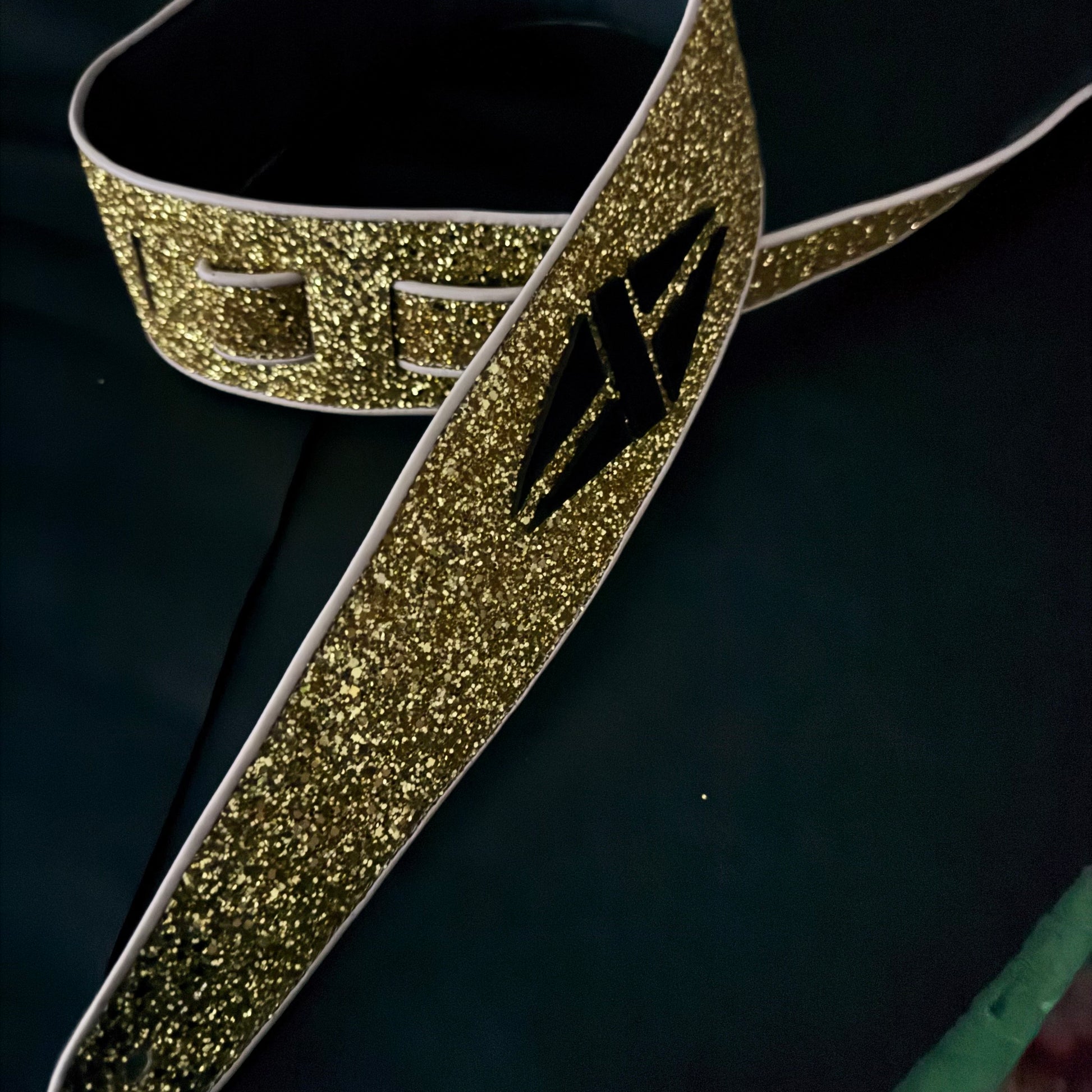 Psychedelic Gold Strap with Gibson Logo - GBS