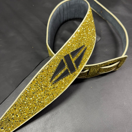 Psychedelic Gold Strap with Gibson Logo - GBS