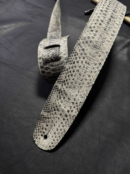Beige Snake Texture Leather Strap | Elegant Premium Replacement Strap - GBS