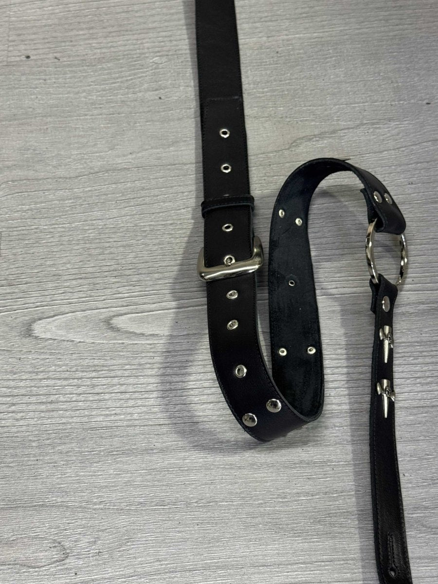 Black Titan,leather guitar strap handmade in Portugal - GBS