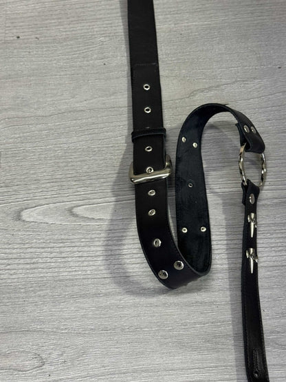 Black Titan,leather guitar strap handmade in Portugal - GBS