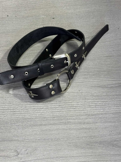 Black Titan,leather guitar strap handmade in Portugal - GBS