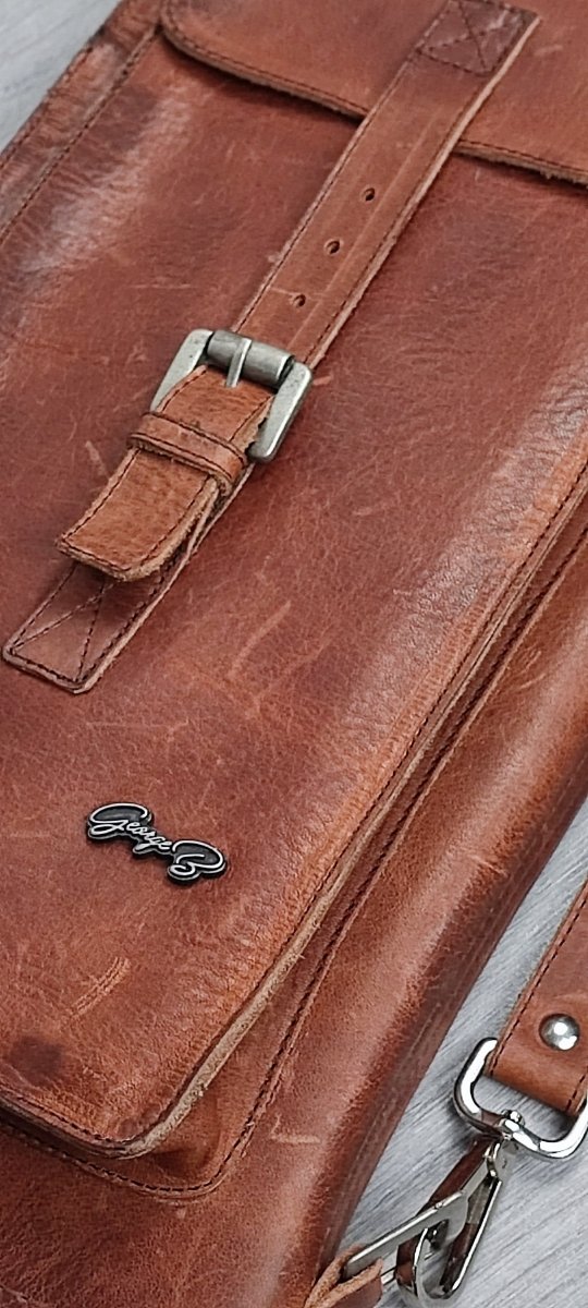 Deluxe Drum Leather Bag - GBS