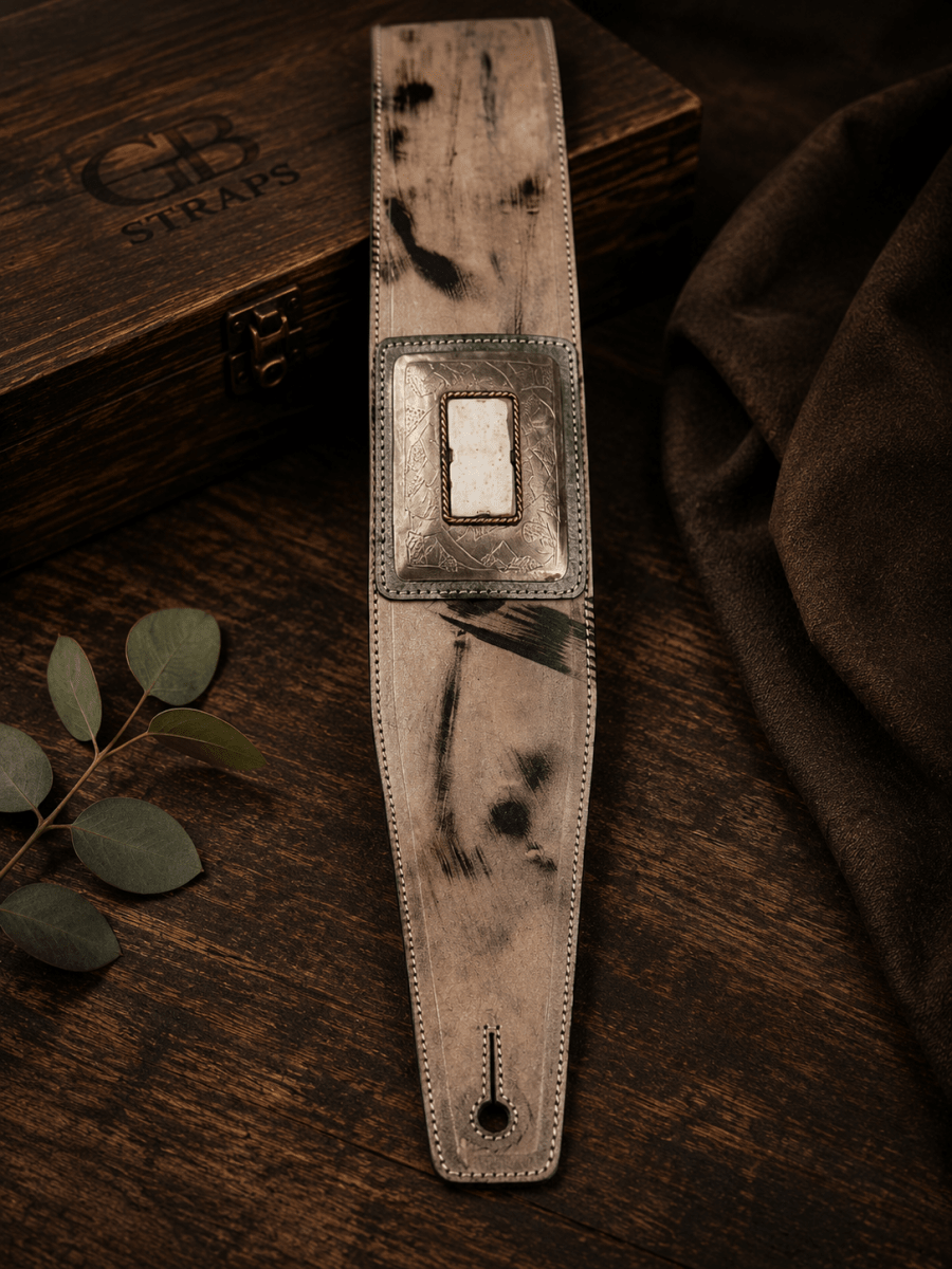 Desert Relic Legacy – Premium Handmade Leather Guitar Strap - GBS
