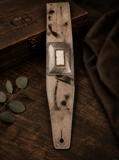 Desert Relic Legacy – Premium Handmade Leather Guitar Strap - GBS