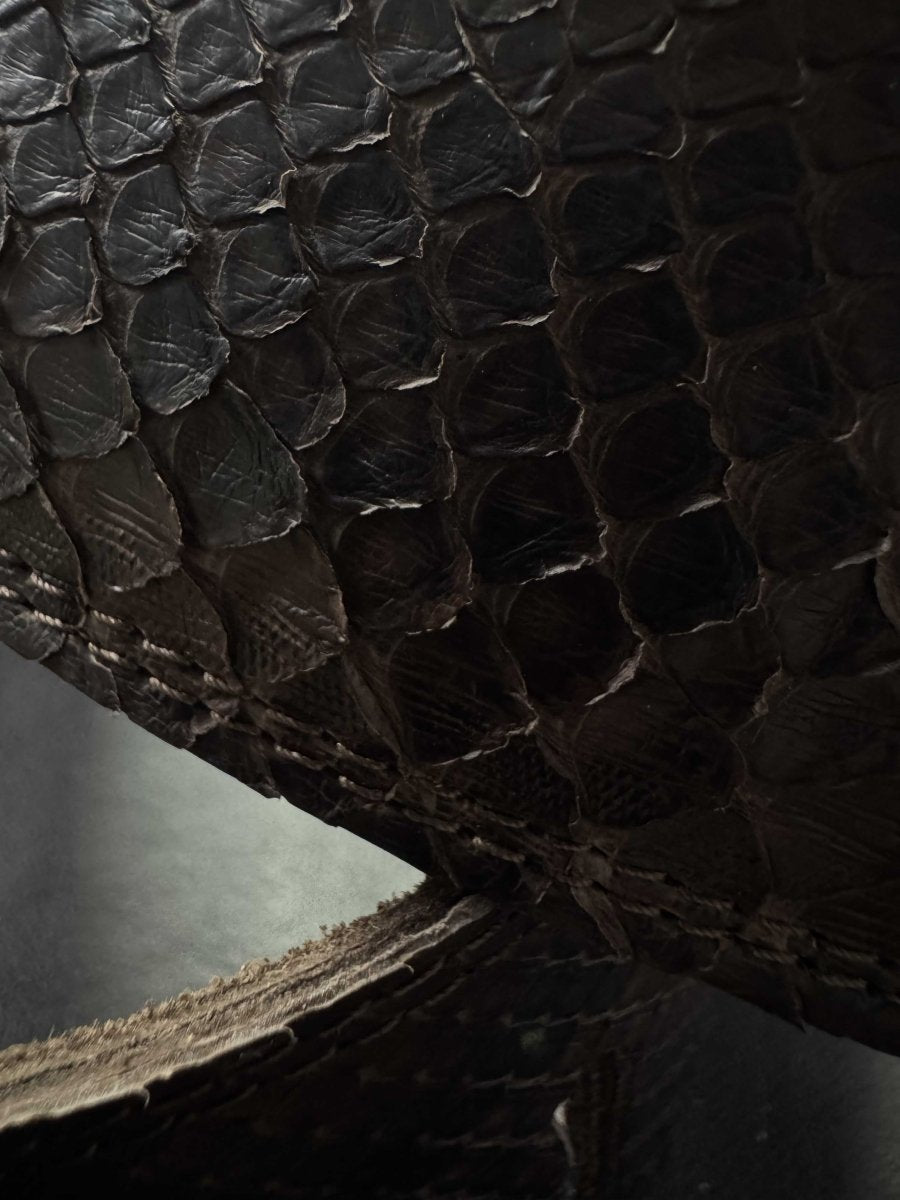 Genuine python dark Brown Brown - GBS