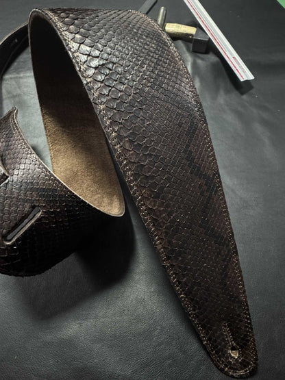 Genuine python dark Brown Brown - GBS