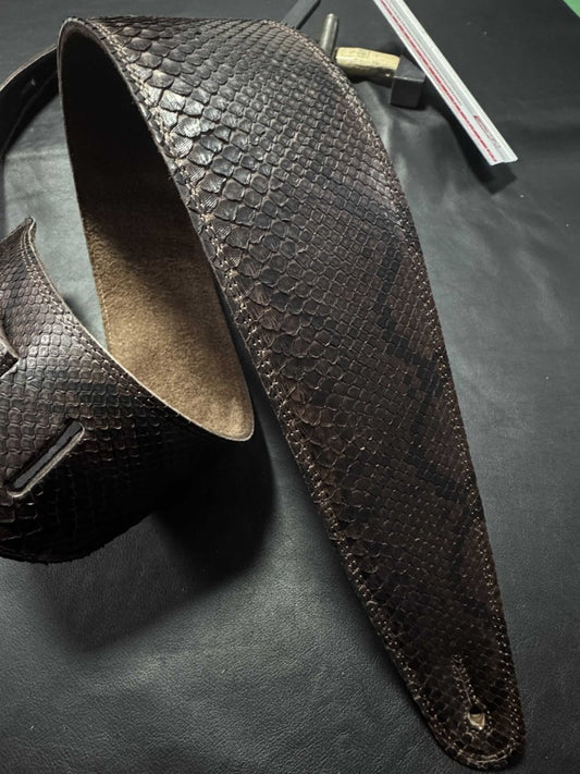 Genuine python dark Brown Brown - GBS